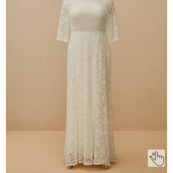 Torrid Size 22 Wedding Dress NWT - Picture 3 of 6